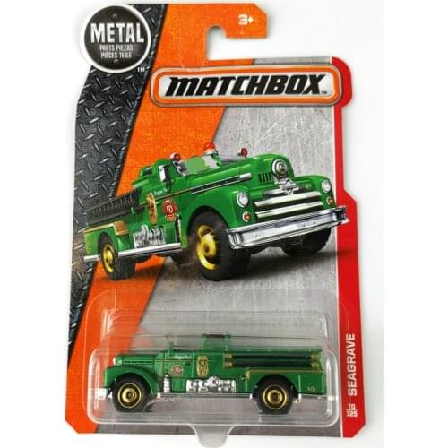 2019 Matchbox Car 1:64 Sports Car SEAGRAVE FIRE ENGINE Metal Material Body Race Car Collection Alloy Car Gift