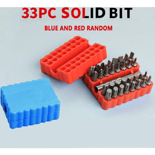 33 Pieces/ Set Electric Screwdriver Head Security Screw Hex Bit Head Set Hollow Tips Screw Special Head