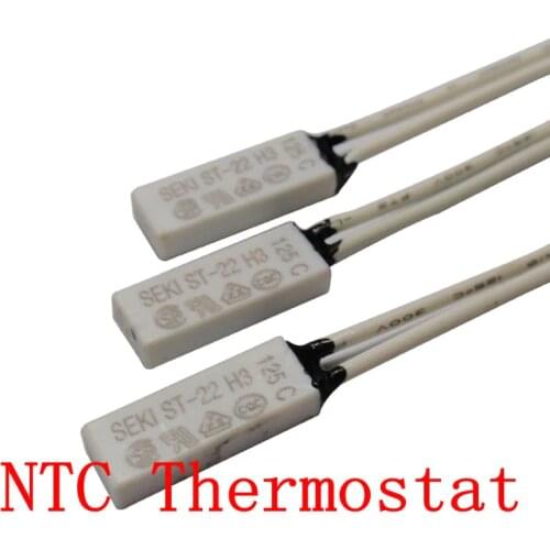 5PCS ST-22 50C-150C Degree Motor 55/60/65/70/75/80/85/90/130/150 Thermal Protection Device Thermostat Temperature Control Switch