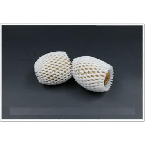 8x5cm Thicken white EPE Kiwi Foam mesh Eco-friendly sleeve net Thick fruit foam sleeve net packing material Wholesale price
