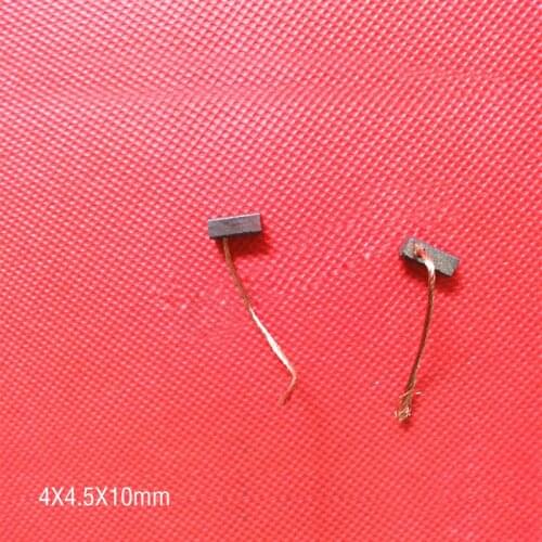 Free Shipping! Replacement 4X4.5X10mm Motor Carbon Brushes For Buick,Toyota windscreen wiper .Car glass lifter etc