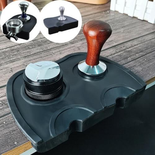 IYouNice Double Espresso Coffee tamper mat Silicon corner mat(no coffee tamper)