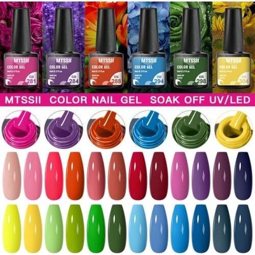 Nail Gel Polish Nails Semi Permanent Pure Color Base Coat Matte Top Coat Soak Off Nail Art UV LED Gel Nail Polish Varnish