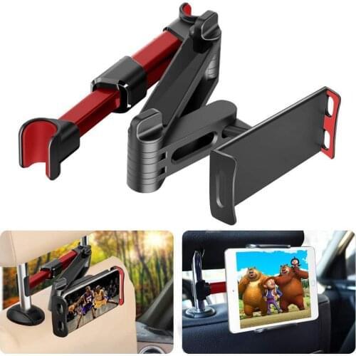 Flexible Car Rear Pillow Phone Holder Tablet Holder Stand For iPhone Ipad 4-11 Inch Back Seat Headrest Mounting Auto Accessories