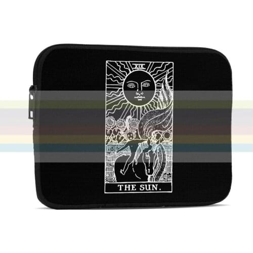The Sun Tarot Card XIX. Universal for children and adults. Tablet bag. Tablet bag. Ipad bag. Waterproof