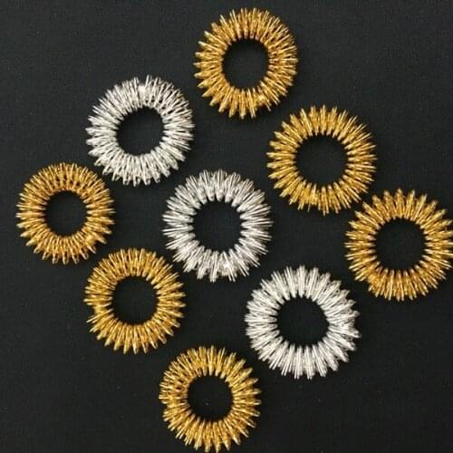 50Pcs/Lot Hot Sale Finger Massage Ring Acupuncture Ring Health Care Body Massage Beauty & Health Finger Massage Ring