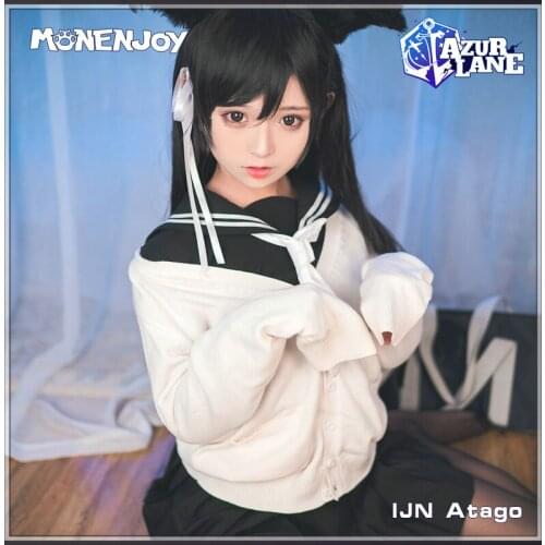 Monenjoy Azur Lane IJN Atago Cosplay Costume School Traumerei Sakura Empire Cos Suit