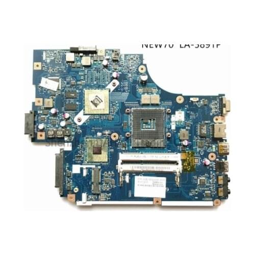 For Acer aspire 5742 5742G Laptop Motherboard PEW71 LA-5894P MBRB902001 MB.RB902.001 HM55 DDR3 GT530M 512GB Free CPU