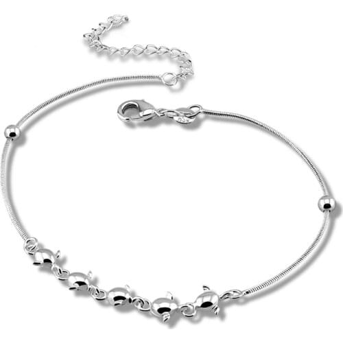 Fashion lady angel anklets, women solid 925 silver length 27cm women anklets.Lovely girl anklets, charming lady foot jewelry