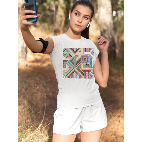 Muslim Pattern Women T Shirt Vintage Harajuku Family Look Casual Short Sleeve Oversize Tshirt 2021 New Ropa Mujer Dropshipping