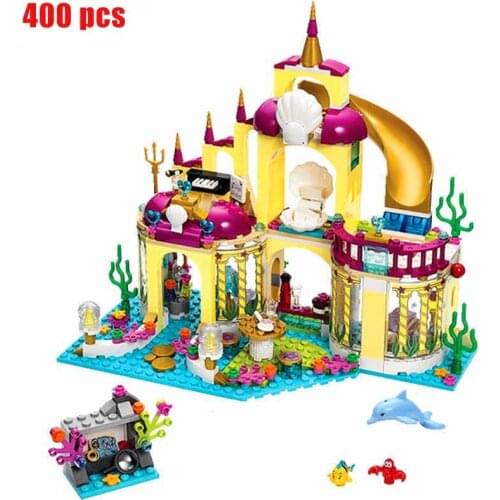 2021 new Disney classic cartoon movie 402pcs castle building block model girl toy building block gift