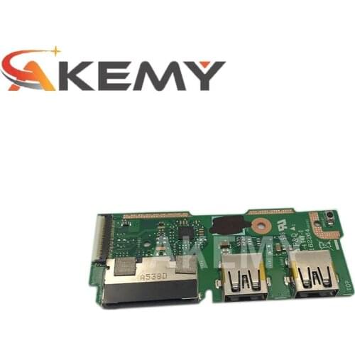Original For ASUS X302U X302UA X302UJ SD card Reader USB_IO board
