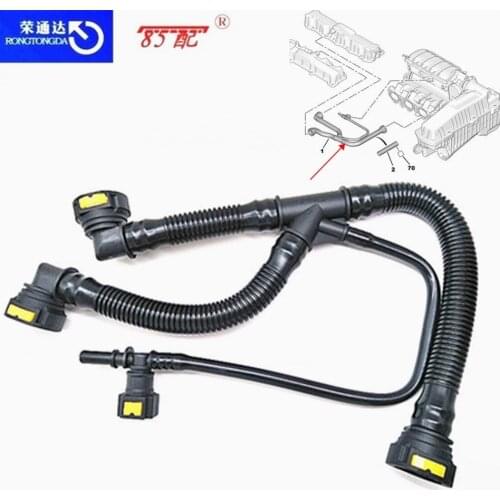 Engine Crankcase Breather Pipes 1192W0 9675884280 TU5JP4 For Pengeot 206/207/301/307/308/408 for citroen C4/C3 1.6 Engine