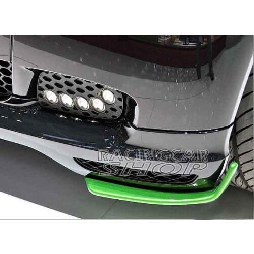 BRABUS For MERCEDES BENZ / Smart C217 / Real Carbon Fiber SU style front lip Spoiler For Smart 2012UP 1pair M058