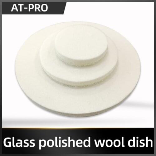 Car Windscreen Polishing wool disk 12/3/4/5inch Auto Car Windows Scratch Remover Glass Polishing Kit Scratch Repair Tool