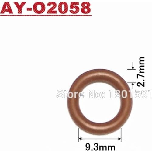 Free shipping 100pieces fuel injector rubber seal fit for Chevrolet Cadillac 4.8L 5.3L 6.0L 17113553 FJ31 FJ10594 (AY-O2058)