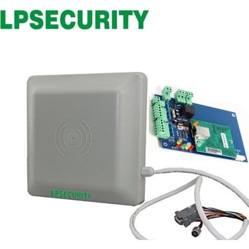 LPSECURITY PARKING ACCESS 1 relay Access Control Board 6m RFID UHF Reader Integrative Long Range Antenna Reader