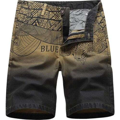 Cargo Shorts Stylish Summer Board Shorts Five-point Pants Casual Breathable Pockets Classic Straight Leg Cargo Shorts for Daily