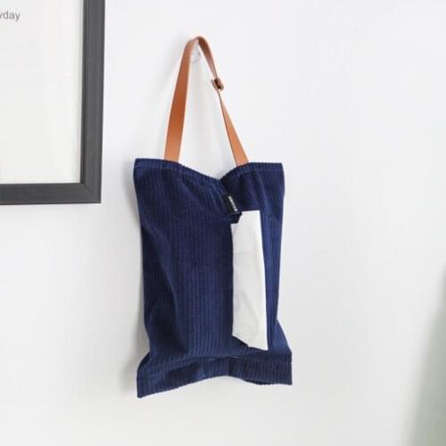 Modern Minimalist Light Luxury Leather Velvet Hanging Tissue Box Household Car Toilet Tissue Box