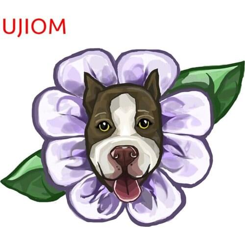 UJIOM Flower Pittie Home Decoration Living Room Decor Wall Stickers Funny Bathroom Bedroom Accessories Decor Poster Decals