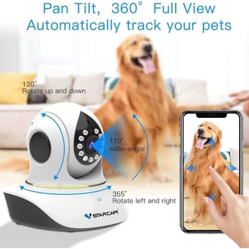 Vstarcam C38S-P Pet 1080P Motion Detection Infrared Night Vision\two-way Voice Remote Control AI Smart Home Surveillance Camera