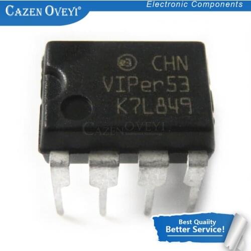 10pcs/lot VIPER53 VIPER53E VIPER53A DIP-8 In Stock