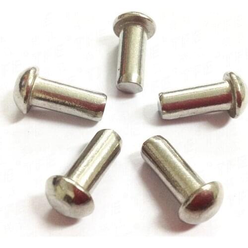 10pcs M5 stainless steel Round head rivets solid rivet 8mm-30mm length
