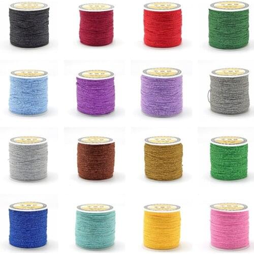 0.8mm Bracelet Braided Polyester Cords Rope Chinese knot Macrame Cord for DIY Jewelry Making Findings Beading String Thread