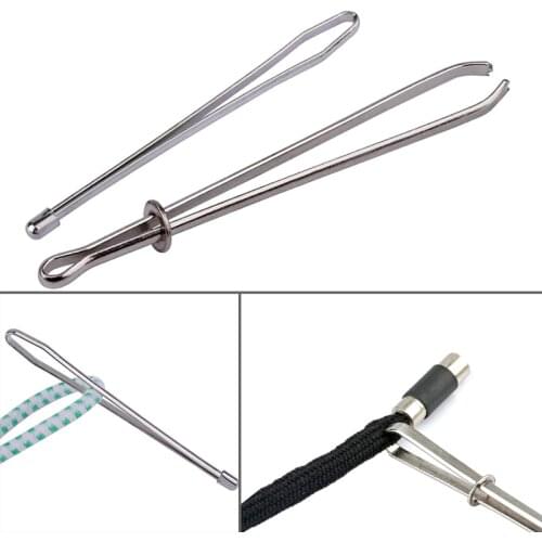 2Pcs/lot Wearing Elastic Rope Tool Elastic Ribbon Belt Cited Clip Sewing Supplies Wearing Rope Weaving Tools