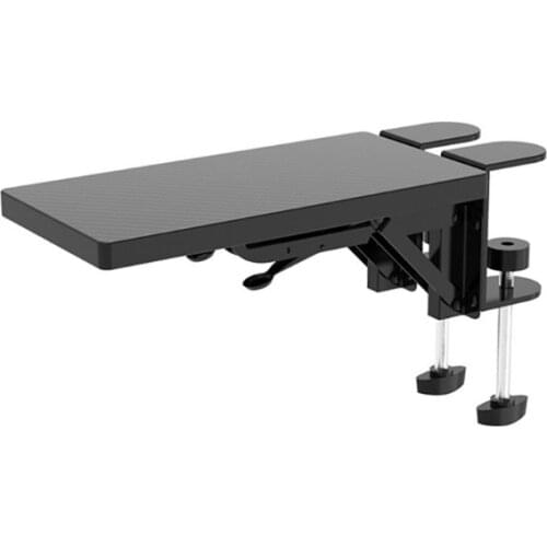 20CB Stable Ergonomic Design Armrest Pad for Elbow, Computer Adjustable Arm Rest for Desk, Collapsible Armrest Support