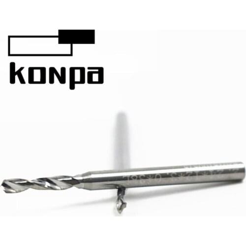 5pcs Tungsten steel drill bits 3mm / 3.175mm shank 0.3 / 0.32 / 0.33 / 0.35 / 0.39mm micro drilling bit tool