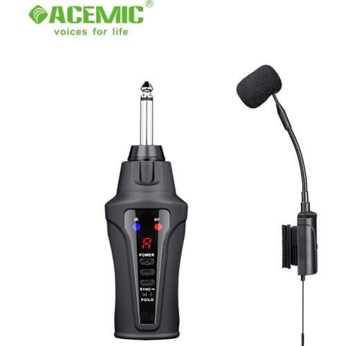 Acemic ACE-288 AT-5 Wireless Musical Instruments Microphone For Accordion or Acoustic Guitar Mikrofon Mikrofoon Microfono