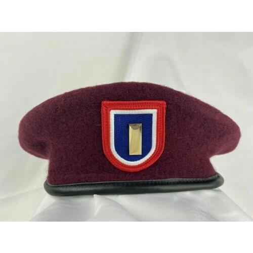 Us Army 82nd Airborne Division Wool Red Beret Second Lieutenant Officer Rank Hat armyshop2008