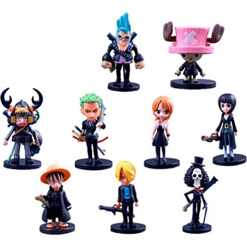 One Piece Anime Figure Action Figurine Roronoa Zoro Figma 8cm Model Vinsmoke Sanji Statue Desktop Collection Toys For Children
