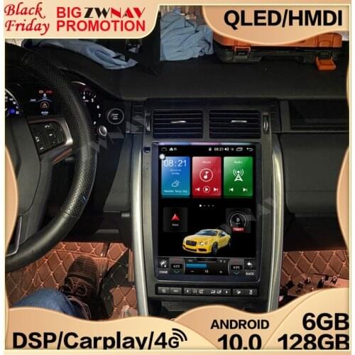 6+128G Tesla style Car Multimedia player For Land Rover Discovery 2015-2019 Android screen car gps navi radio audiohead unit