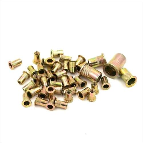 Free Shipping 300pcs M3 M4 M5 M6 M8 M10 Head Rivet Nuts Set Nuts Insert Reveting Multi Size Rivet Nuts Collocation with BOX