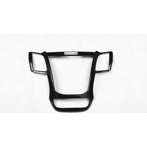 For Acura RDX 2013-2016 Carbon Fiber Red ABS Car GPS Navigation Box Interface Car Styling Accessories