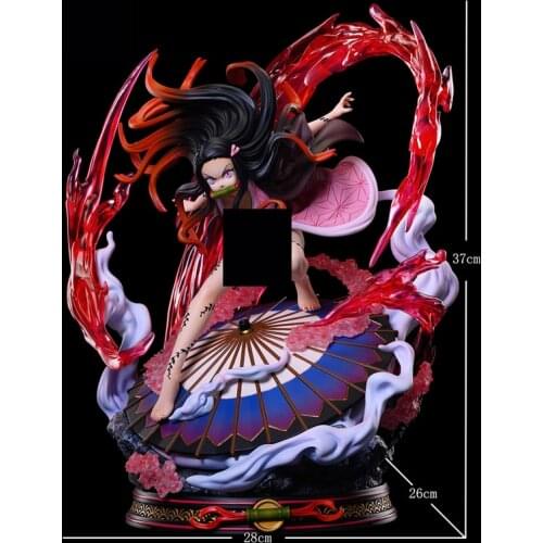 Spot Demon Slayer Blade Flower Street Kitchen Gate Nidouzi GK Limited Statue Figure Resin Model