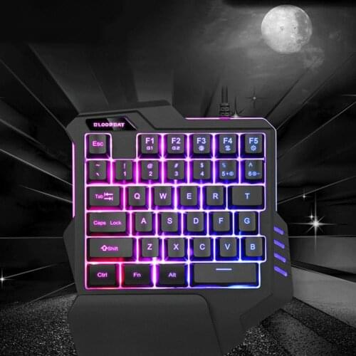 One-Handed Game Gaming Keyboard Mouse Keypad 35 Keys Mobile Phone Game Keyboard Mouse For Android IOS Adapter Phone Controller