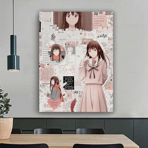 Anime Collage Noragami Canvas Comics Pictures Home Manga Decoration Paintings Poster HD Prints Wall Art Modular Living Room