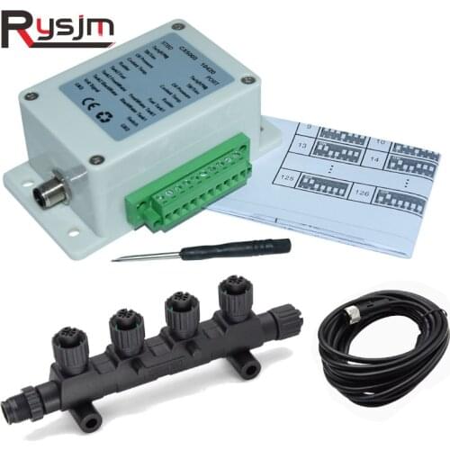 NMEA 2000 Converter Multifunction Converters Connect Up to 18 Sensors 0-190 ohm CX5003 NMEA2000 Converter For Marine Boat Yacht