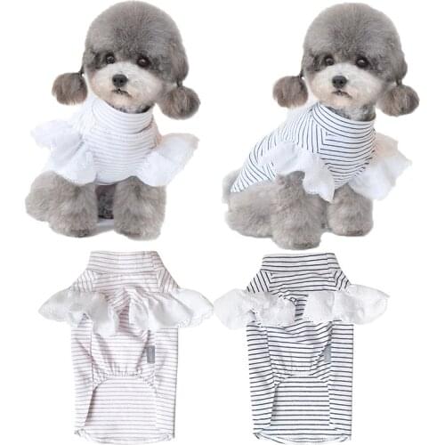 Summer Dog Clothes Small Dogs Shirt Cat Puppy Dog Costume T-shirt Corgi Yorkie Poodle Pomeranian Bichon Schnauzer Pet Clothing