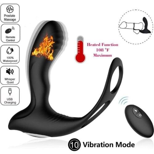 Abdominal prostate massager vibrator anal insertion remote control vibrator man powerful car adult silicone sex toy male