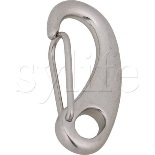 Multifunctional Egg Shape Spring Snap Hook Quick Link Carabiner Medium Size