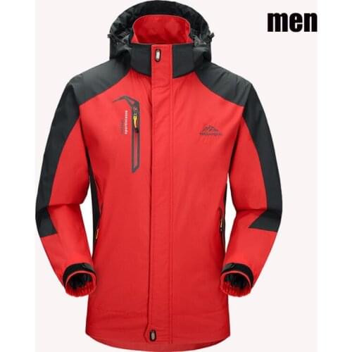 Mens Outdoor Camping Trekking Windproof Windbreaker Jacket Softshell Jacket Waterproof Jackets Winter Warm Coat 2020 M-5xl