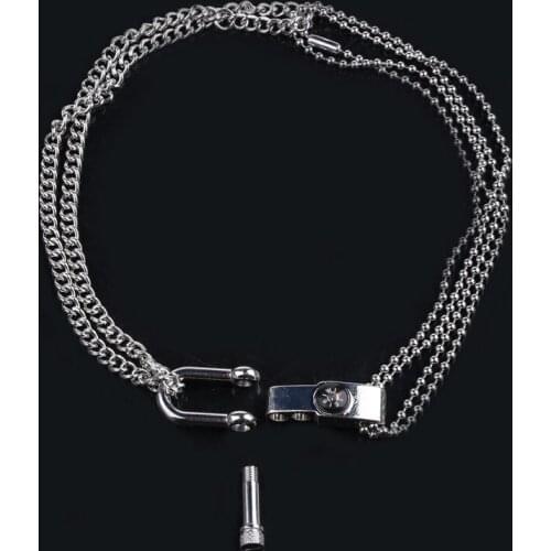 Punk Rock Skull Choker Ball Chain Caduceus Symbol of Medicine Cross Pendant Necklace Collar Band Women Gothic Jewelery