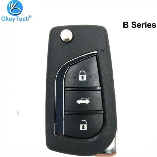 OkeyTech B13 KD Remote Key 3 Button Remote Control Car Key for KD900+/URG200 Key Programmer Universal B Series B13-3 For Toyota