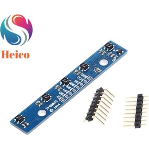 QTR-5RC Line Sensor Obstacle Avoidance Infrared Tracking Sensor Module 5-way Infrared Probe For Arduino Robot Smart Car Kit