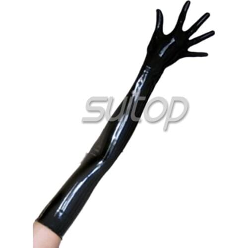 Sexy rubber latex gloves