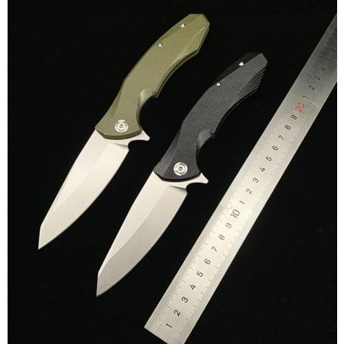D2 steel high hardness and sharp bearing folding knife outdoor self-defense tactical tool multifunctional camping knife